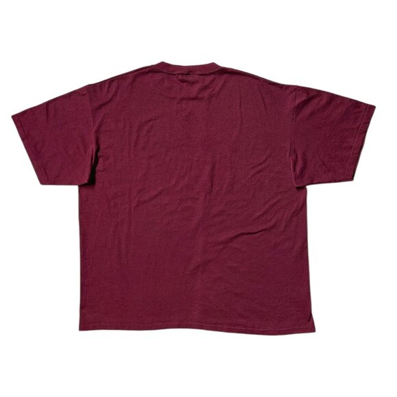 80s 90s Vintage Bald Eagle art T-shirt I am smiling ARRC burgundy Single Stitch. - Picture 3 of 5